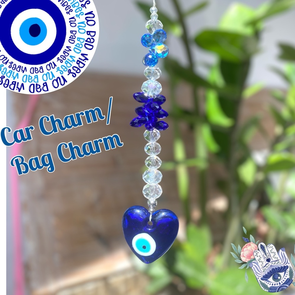 🪬 Hamsa Evil Eye Bag Charm/Car Charm